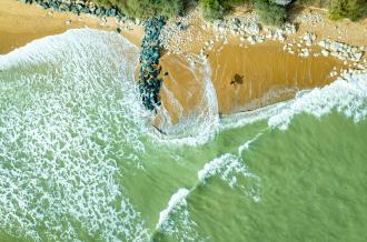 Surf sur l'île d'Oléron