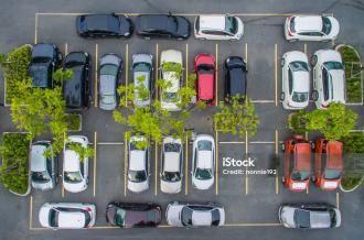 Parking plage des Huttes