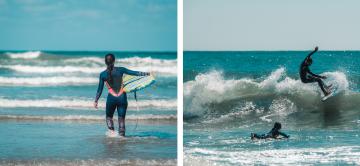 Surf sur l'île d'Oléron